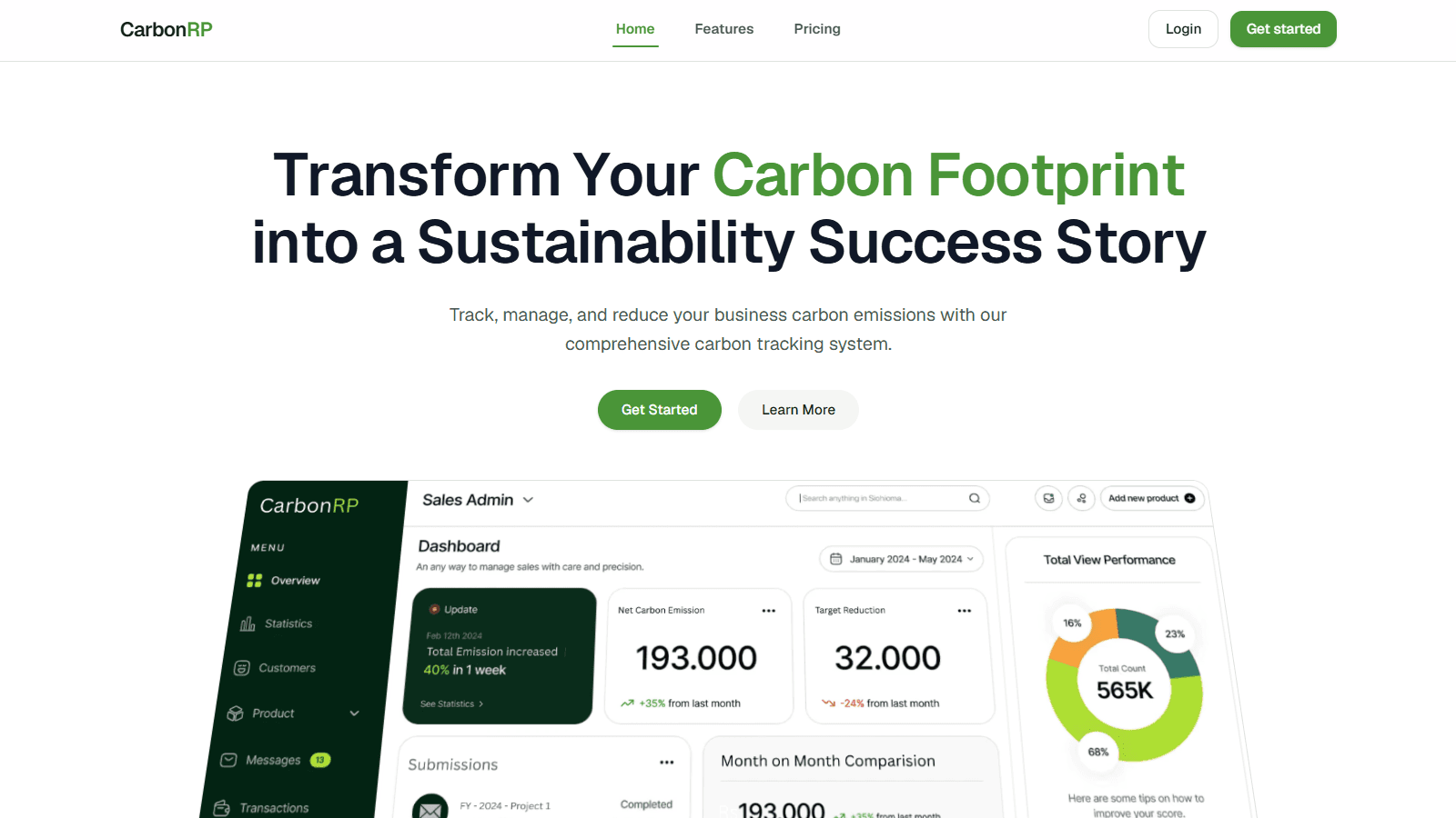CarbonRP carbon reporting platform