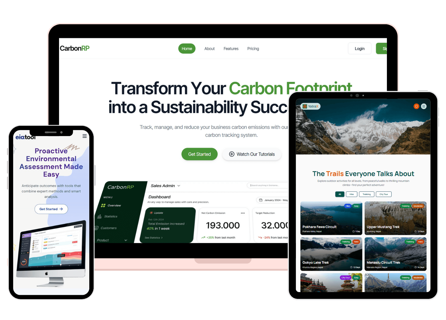Responsive web and mobile products by Neutrotex